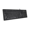 Keyboard A4 Tech KR-92 Black Monochrome English QWERTY