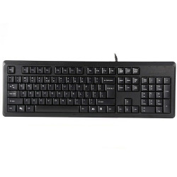 Keyboard A4 Tech KR-92 Black Monochrome English QWERTY