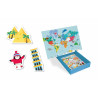 Magnetic Game Apli World Map Multicolour