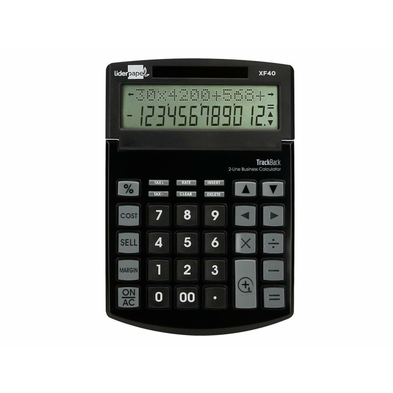 Calculator Liderpapel XF40 Black