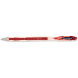 Liquid ink pen Uni-Ball Rollerball Signo Basicos UM-120 Red 0,5 mm (12 Pieces)