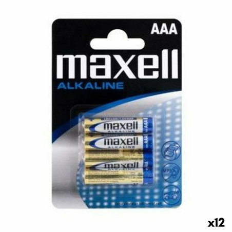 Alkaline Batteries Maxell 723671 AAA LR03 1,5 V (12 Units)