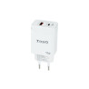 Wall Charger TooQ TQWC-GANQCPD45WT