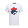 Child's Short Sleeve T-Shirt Fila FAT0340 10001 White