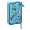 School Case with Accessories Toy Story Ready to play Blue 12.5 x 19.5 x 4 cm (28 Pieces)