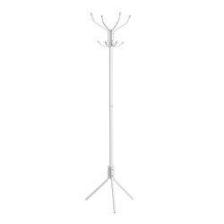 Hat stand 45 x 45 x 172 cm Metal White