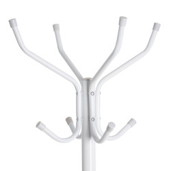 Hat stand 45 x 45 x 172 cm Metal White