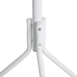 Hat stand 45 x 45 x 172 cm Metal White