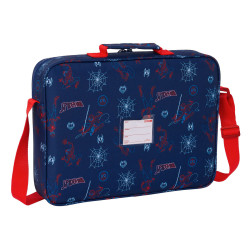 School Satchel Spider-Man Neon Navy Blue 38 x 28 x 6 cm