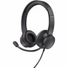 Headphones with Microphone Trust 25087 Black