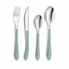 Cutlery Amefa Bistro Green Metal (24 pcs)