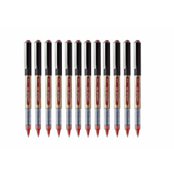 Liquid ink pen Uni-Ball Rollerball Eye Broad UB-150 Red 1 mm (12 Pieces)