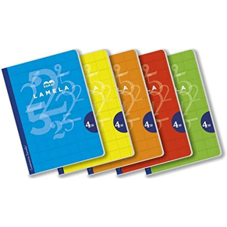 Notebook Lamela Multicolour Quarto (10 Pieces)