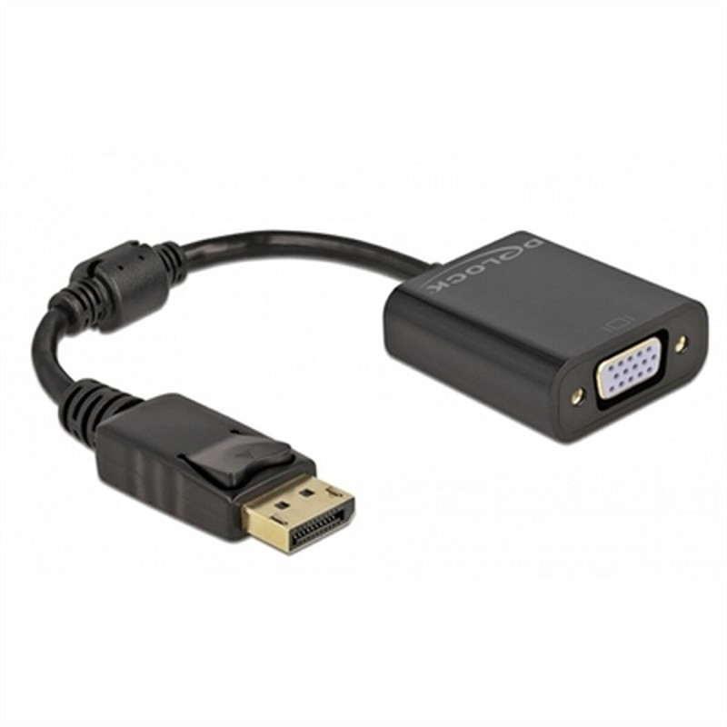 DisplayPort to VGA adapter DELOCK 61006 Black