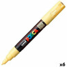 Felt-tip pens POSCA PC-1M Yellow (6 Units)