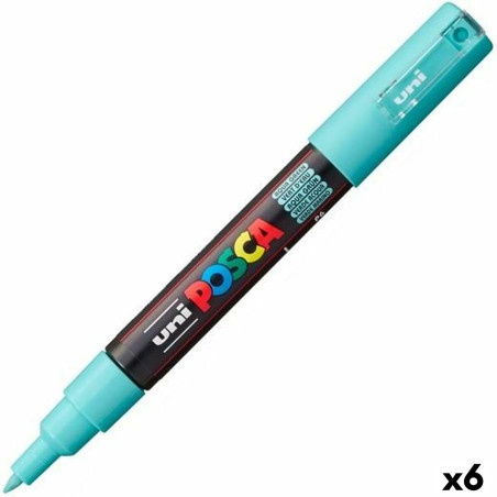 Marker POSCA PC-1M Green/Blue (6 Units)