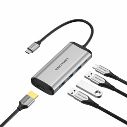 USB Hub Vention CNBHB Grey