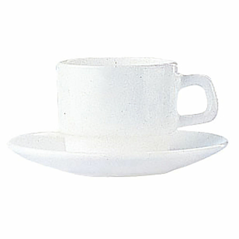 Mug Arcoroc Restaurant White Glass 6 Units (25 cl)