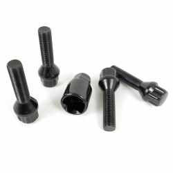 Anti-Theft Screws OMP OMPS09851201 M12 x 1,25 4 uds Black