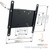 TV Mount Vogel's MA2010 19"-37"