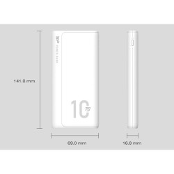 Powerbank Silicon Power SP10KMAPBKQP150W White 10000 mAh