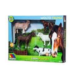 Set of Farm Animals Moltó 6 Pieces Plastic