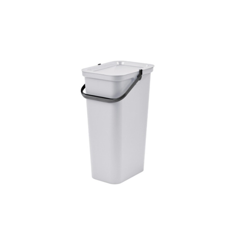 Recycling Waste Bin Tontarelli Moda White 38 L