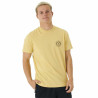 T-shirt Rip Curl Stapler Yellow Men