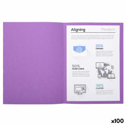 Subfolder Exacompta Forever Violet A4 100 Pieces