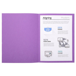 Subfolder Exacompta Forever Violet A4 100 Pieces