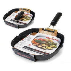 Grill pan with stripes Quttin Toughened aluminium Non-stick