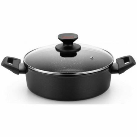 Casserole Monix TITAN ROCK Ø 20 cm Black Toughened aluminium