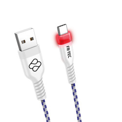 USB A to USB C Cable FR-TEC FT0030 White 3 m