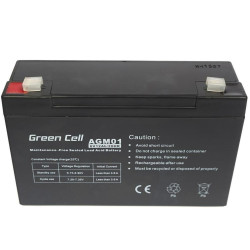 Battery for Uninterruptible Power Supply System UPS Green Cell AGM01 12 Ah