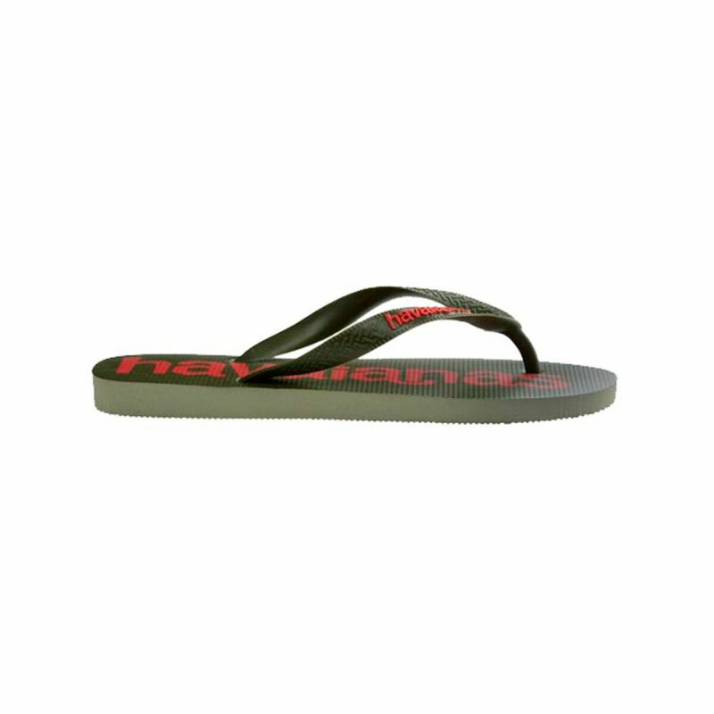 Women's Flip Flops Havaianas Logomania  Olive