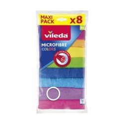 Cleaning cloths Vileda Microfibres Assorted colours (30 x 30 cm)