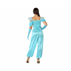 Costume for Adults Blue Arab Princess Fantasy (1 Piece)