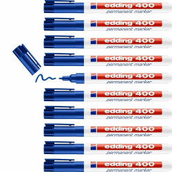 Permanent marker Edding 400 Blue (10 Units)