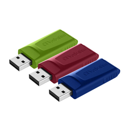 Pendrive Verbatim Slider Retractable USB 2.0 Multicolour 16 GB