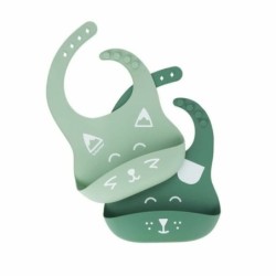 Bib Babymoov A007608 Green Silicone (2 Units)