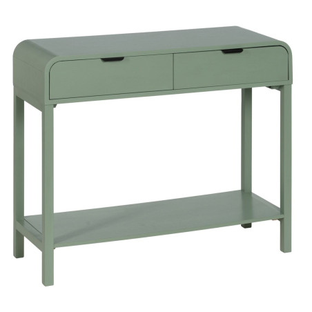 Console Green Pine MDF Wood 90 x 32 x 75 cm