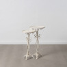 Set of 2 tables Cream Iron 40 x 40 x 77 cm (2 Units)