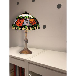 Desk lamp Viro Rosy Multicolour Zinc 60 W 30 x 50 x 30 cm