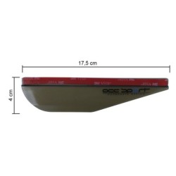 Waterproof rearview mirror protector OCC Motorsport OCCDEC020 Smoked Universal 2 Pieces