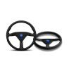 Racing Steering Wheel Momo MONTECARLO Black/Blue Ø 35 cm