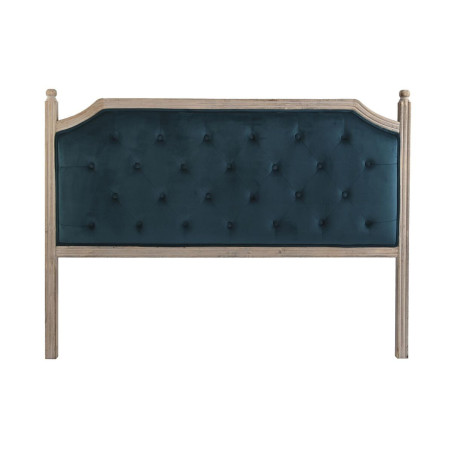 Headboard DKD Home Decor Turquoise Natural Rubber wood 160 x 6 x 120 cm