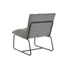 Armchair DKD Home Decor Black Grey Metal 66 x 71 x 77 cm