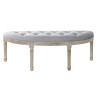 Bench DKD Home Decor Light grey (125 x 43 x 48 cm)