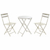 Table set with 2 chairs DKD Home Decor 80 cm 60 x 60 x 70 cm