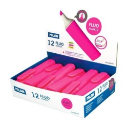 Fluorescent Marker Set Milan Pink (12 Units)